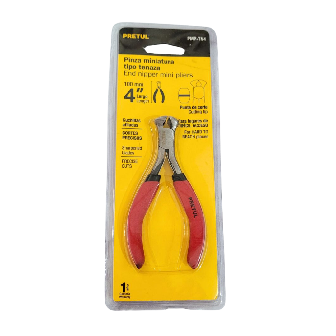 Pinza miniatura tipo tenaza